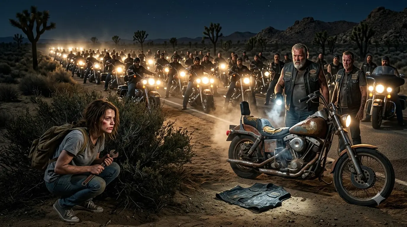Runaway Girl Paid $40 for a Rusty Harley-Davidson — Next Day, 97 Hell's Angels Came For Her