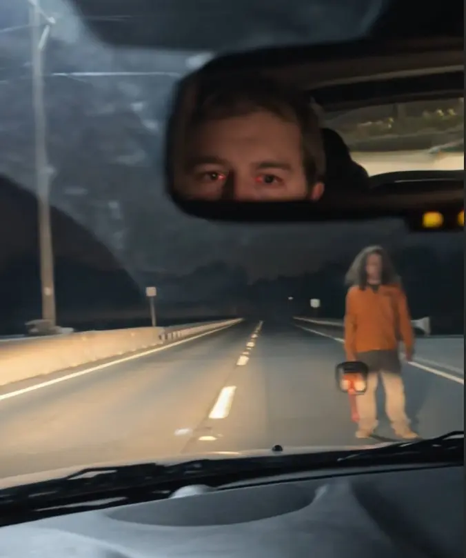 A Driver Saw A Man With A Bloodied Chainsaw On The Highway — Then The Same Man Appeared Miles Ahead