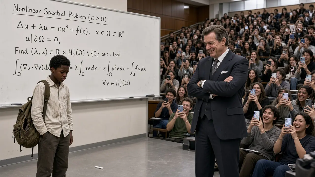 "Solve This, I'll Give You an A" Prof Laughed — His Laugh Died When Black Student Finished in 5 Min