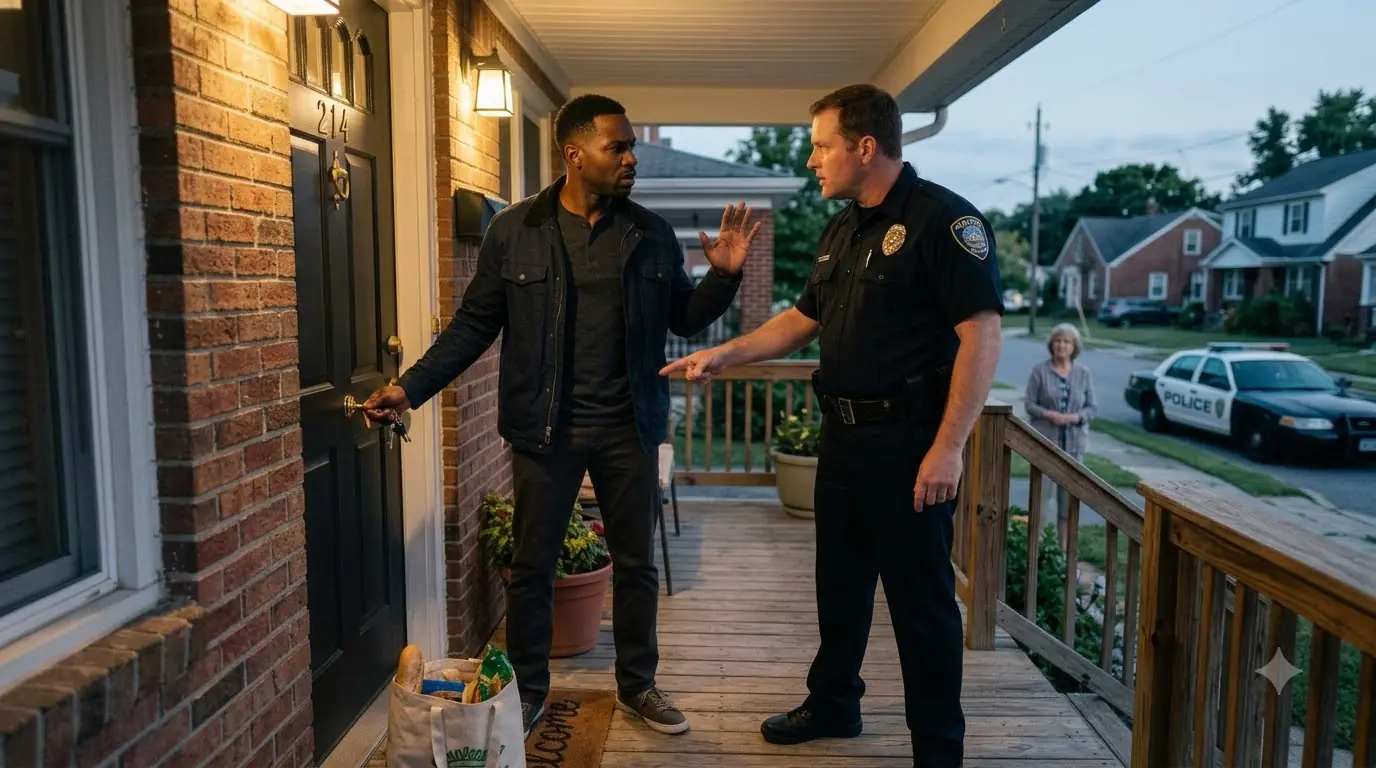 Officer Demands ID From A Man on His Own Porch — Then One Call Made His Career Over