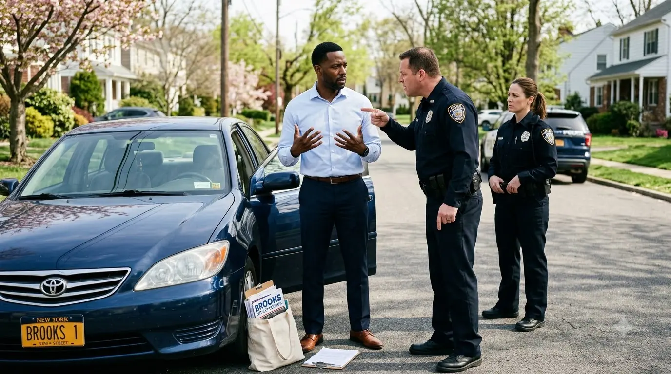 Rookie Cop Says A Man ‘Fits The Description’ — He’s Running For Congress