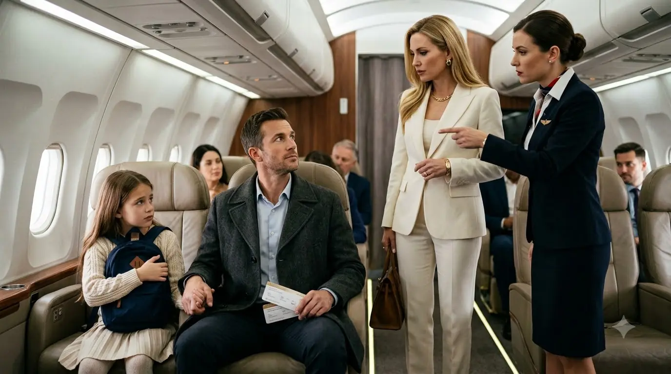 Single Dad Lost His VIP Seat to a Wealthy Passenger — 5 Minutes Later, Everyone Was Evicted