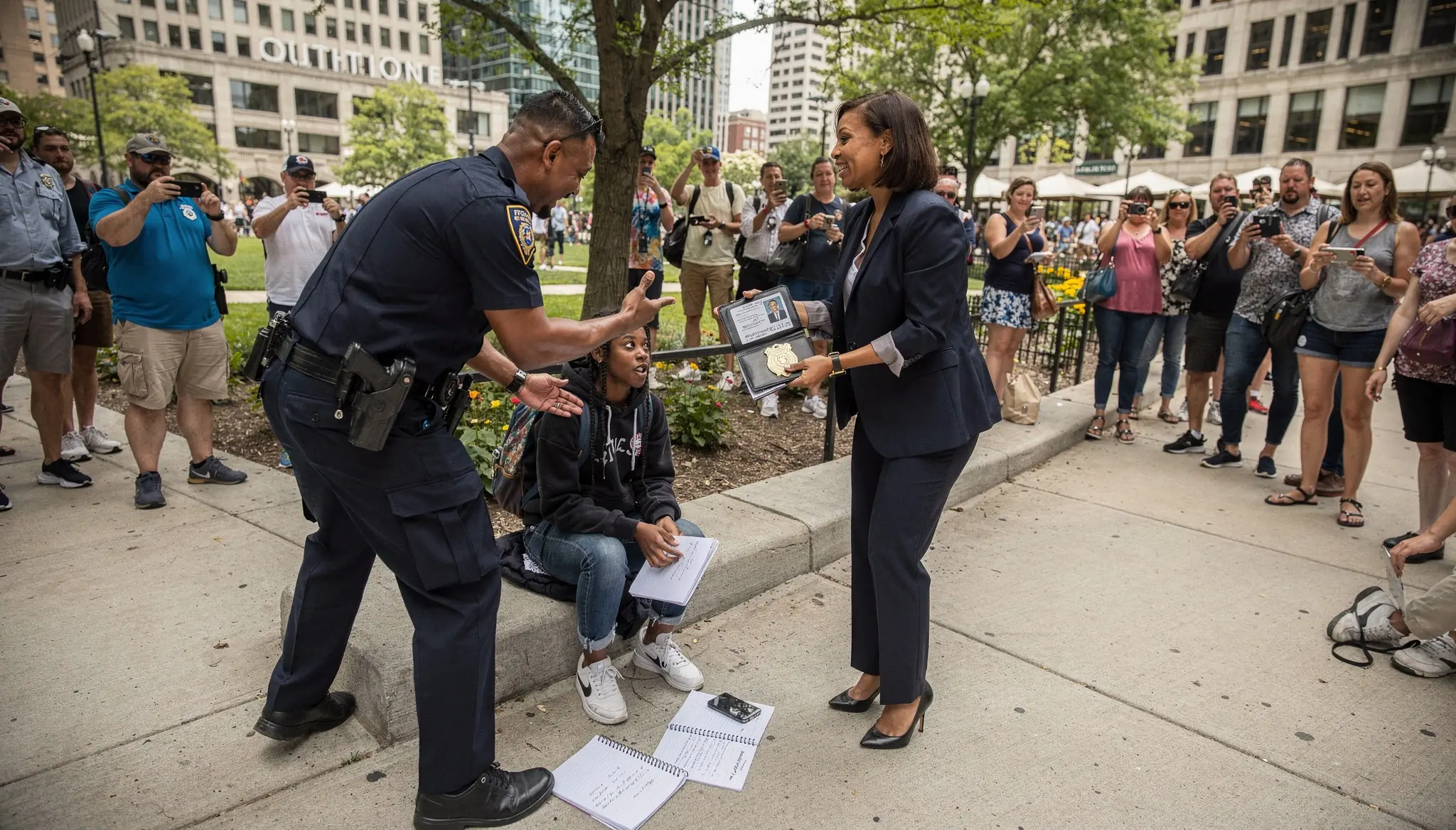 Cop Mocked Girl for Saying Her Mom’s in the FBI — Then She Showed Up in Uniform and Silence Fell