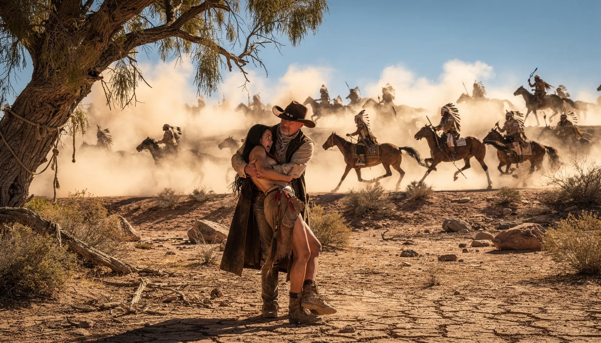 Loner Rancher Helped a Dying Apache Girl — Then Faced 80 Warriors at Night