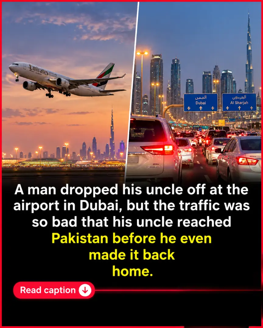 He Reached Pakistan Before His Nephew Even Made It Home—The UAE Traffic Jam That Left Everyone Stunned