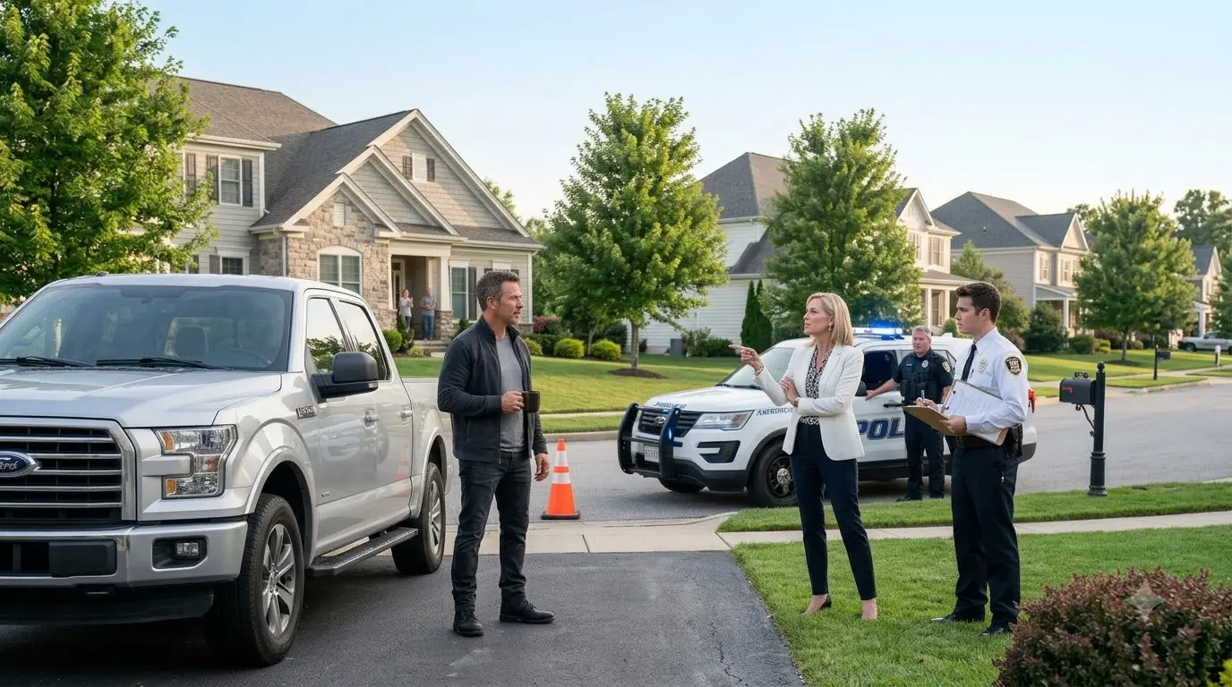 HOA “Cops” Blocked My Driveway Over a $79 Fine — Didn’t Realize Who I Am