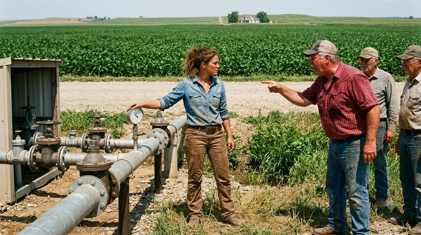 Veteran Farmers Called a Farm Girl a Water Thief — Then the Sheriff Followed the Hidden Pipe
