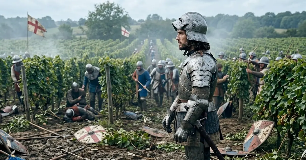 Outnumbered at poitiers, the prince made one move that threatened france’s crown
