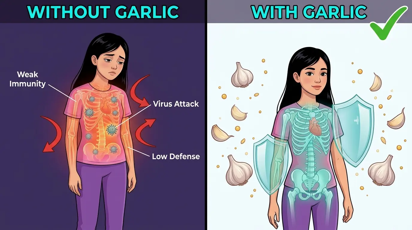 If you only eat garlic with your daily meals, you may be missing one of its most useful benefits.
