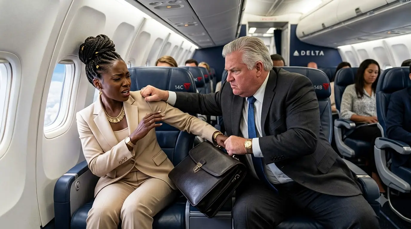 He Spent Two Hours Shoving the Woman in Seat 14C — Then He Saw Her Name on His $28 Million Contract