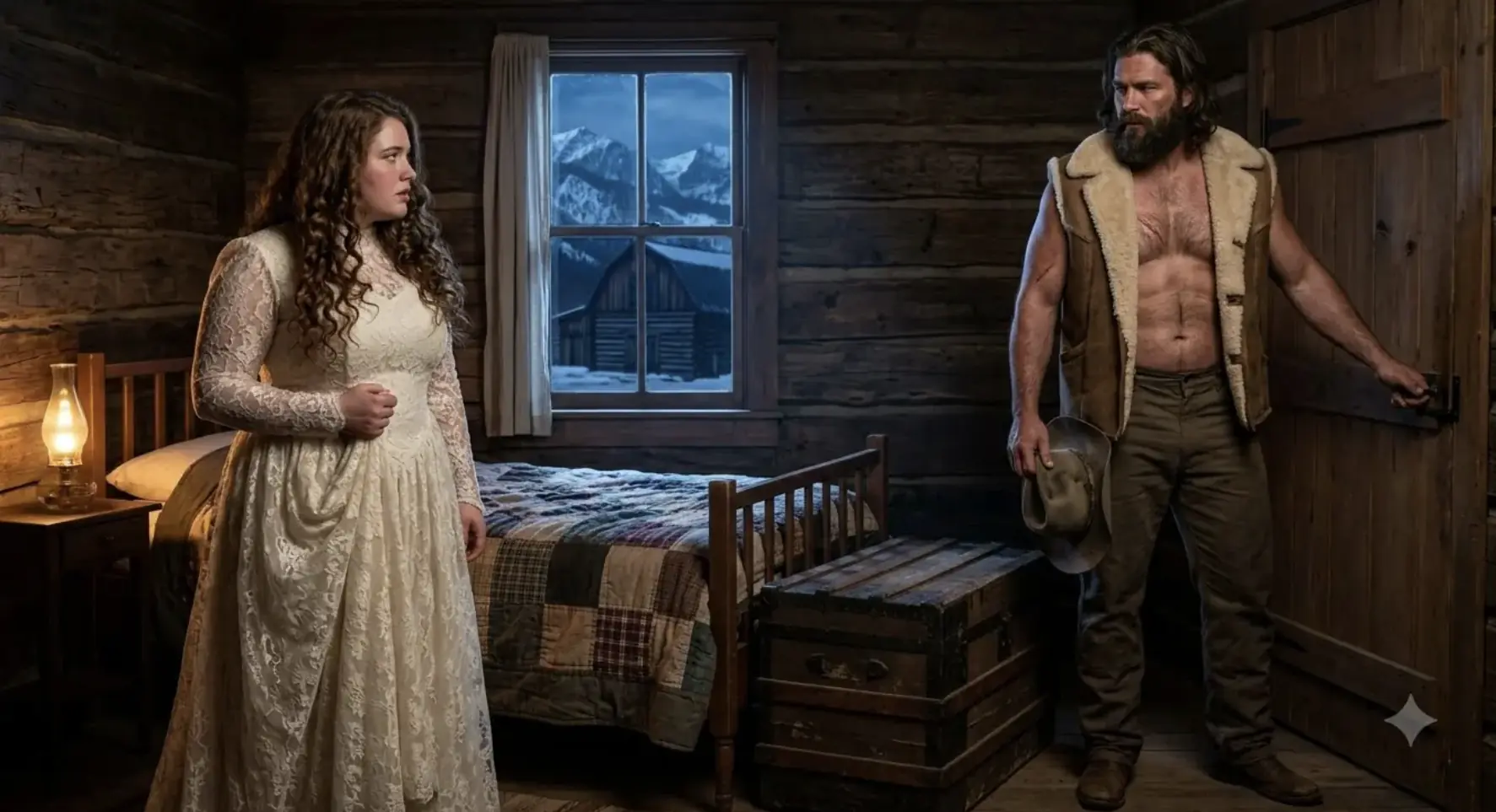 They Called the 400-Pound Bride a Charity Case — Then the Mountain Man Whispered on Their Wedding Night