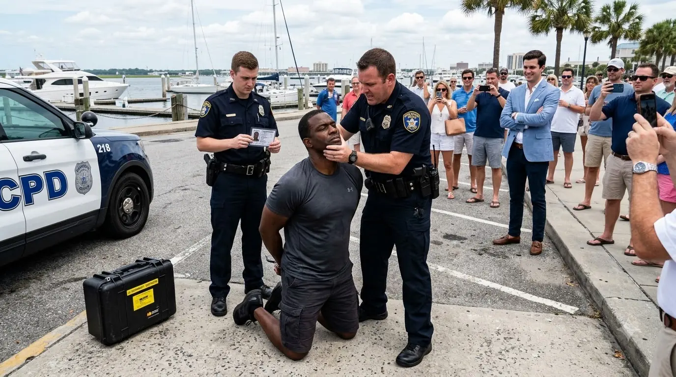 They Forced a Quiet Man to His Knees at a Private Marina — Then the Entire Waterfront Learned Who He Was