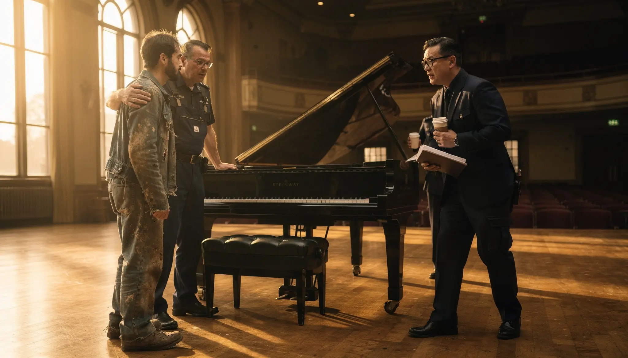 "DONT TOUCH MY PIANO, POOR GUY!" the conductor shouted... With Eyes Shut, He Played Like A Sorcerer!