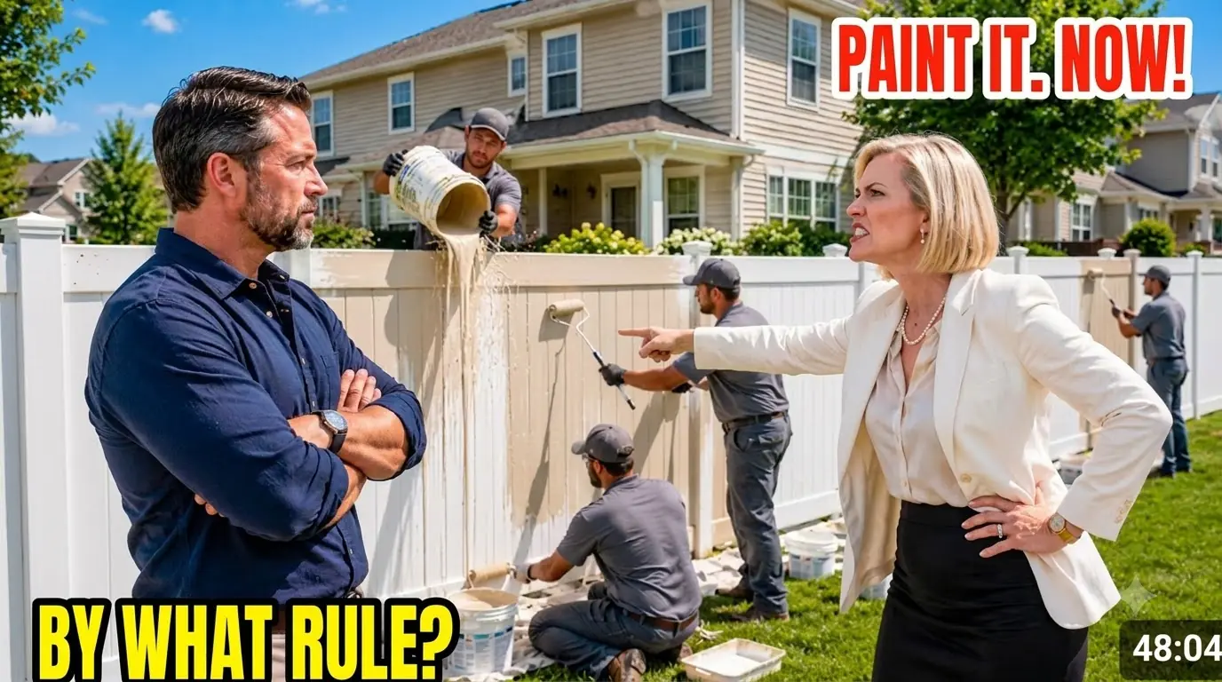 “Your Fence Is the Wrong White!” HOA Karen Said—Then She Approved the Exact Same Fence