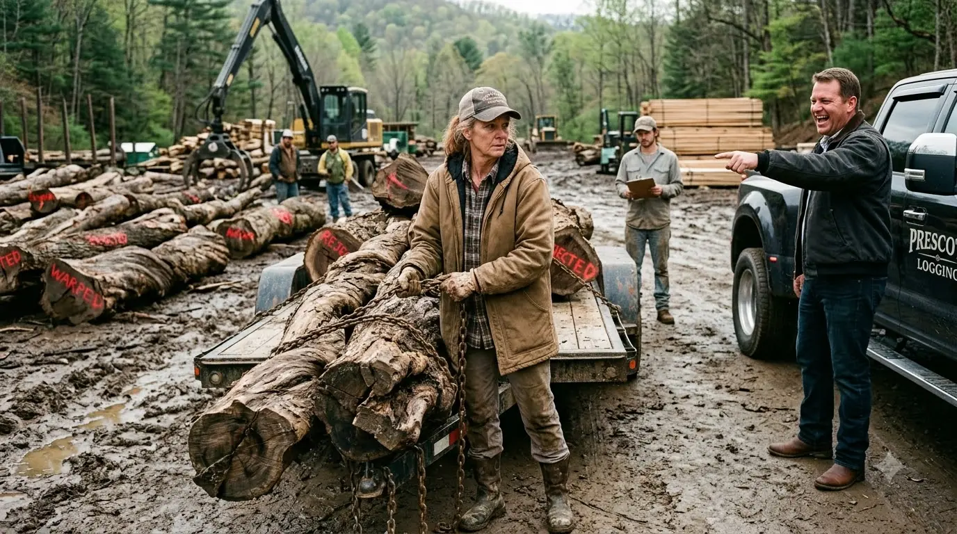 The Timber Company Couldn't Sell Twisted Walnut Logs — One Widow Saw What Everyone Else Missed
