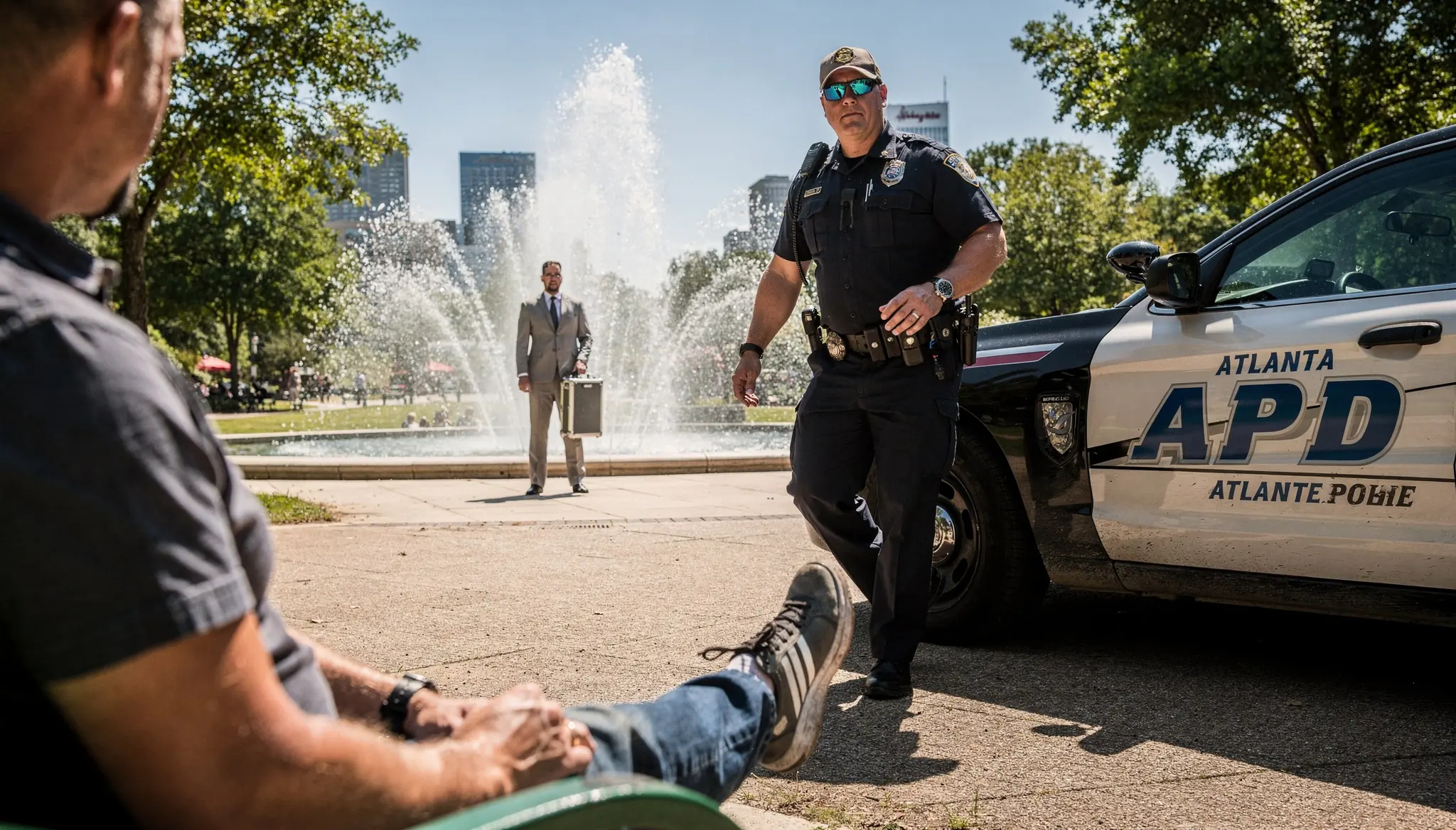 Cop Tries to Arrest Two Black Men on Park Bench — Unaware They’re Undercover FBI Agents