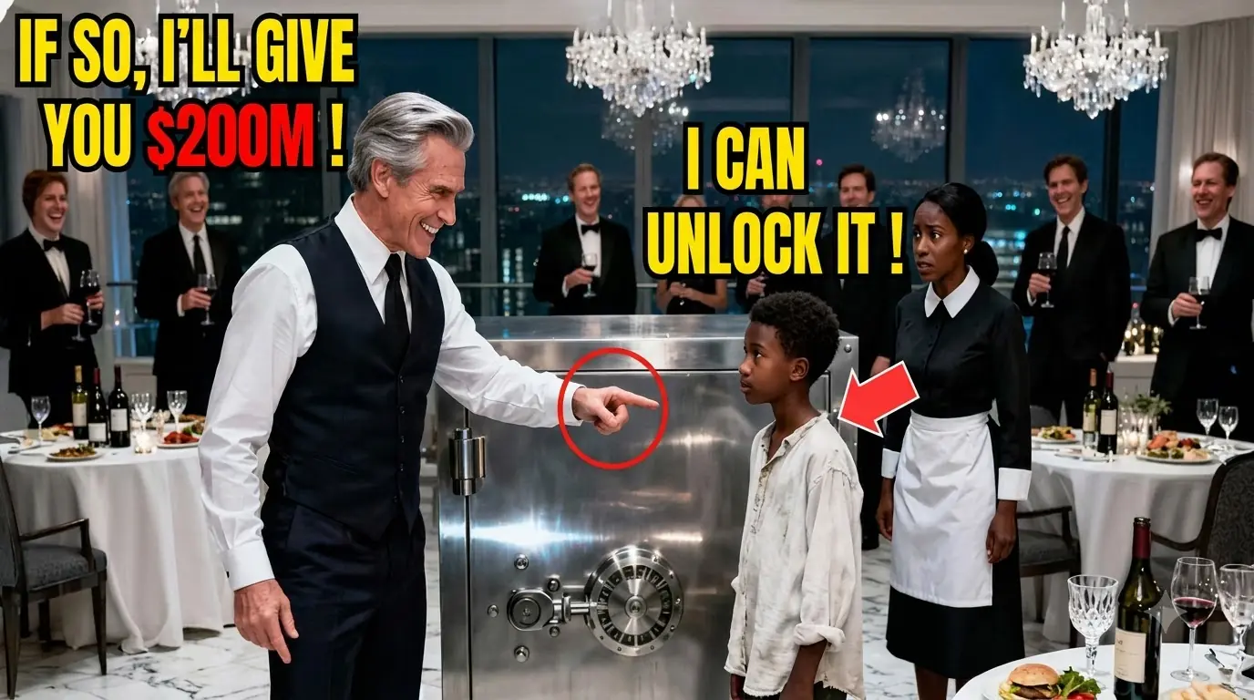 "Open This $200M Safe or Your Mom's Fired" Billionaire Laughed — Black Maid's Son Did It Fast Now