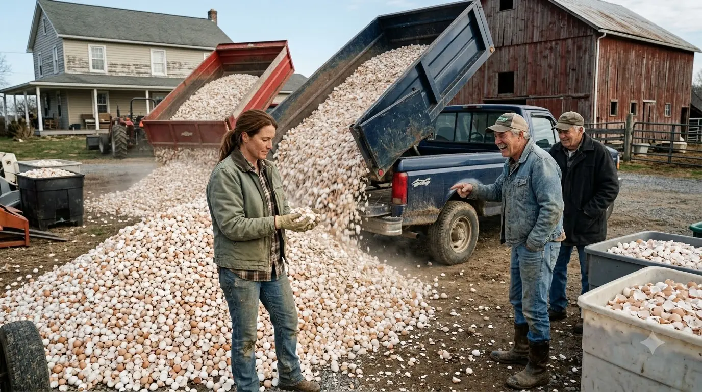 The Bakery Dumped Tons of Eggshells on Her Farm — Then She Discovered What They Could Do for Her Soil