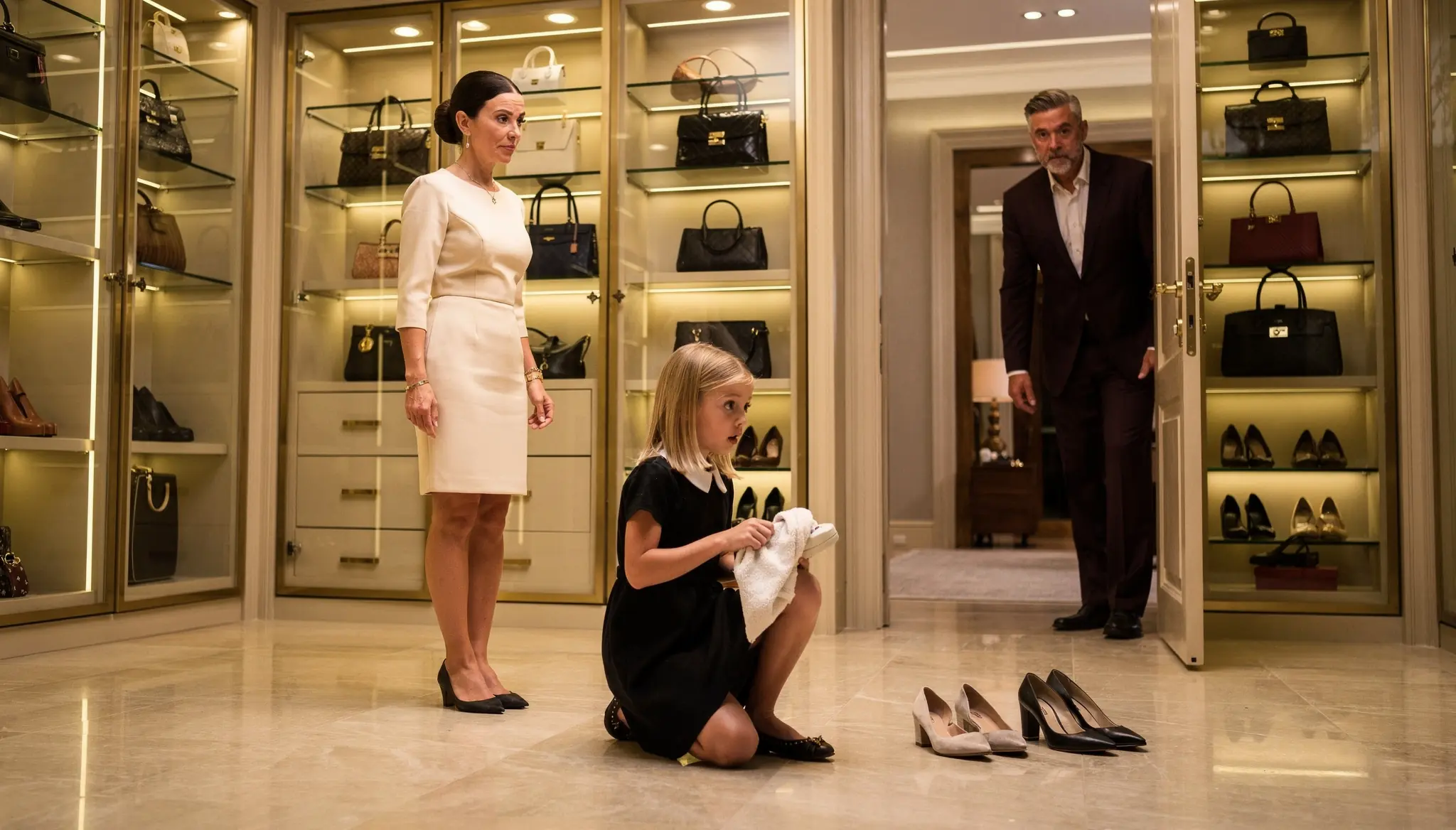 His Daughter Was Crying in the Walk-In Closet — Then Her Father Saw What She Was Holding