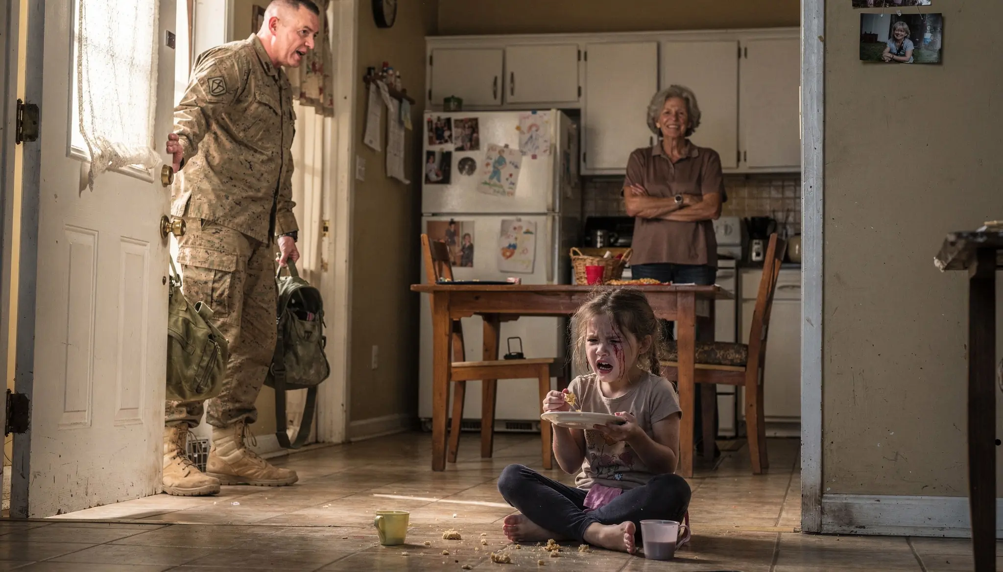 He Came Home Without Warning — Then He Found His Four-Year-Old Son Eating on the Floor