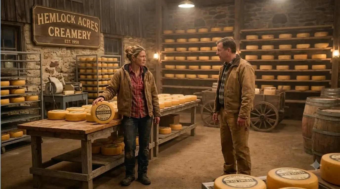 The Co-op Said Her Milk Wasn’t Worth the Tank — Then a Cheese Maker Put Her Farm’s Name on Every Wheel