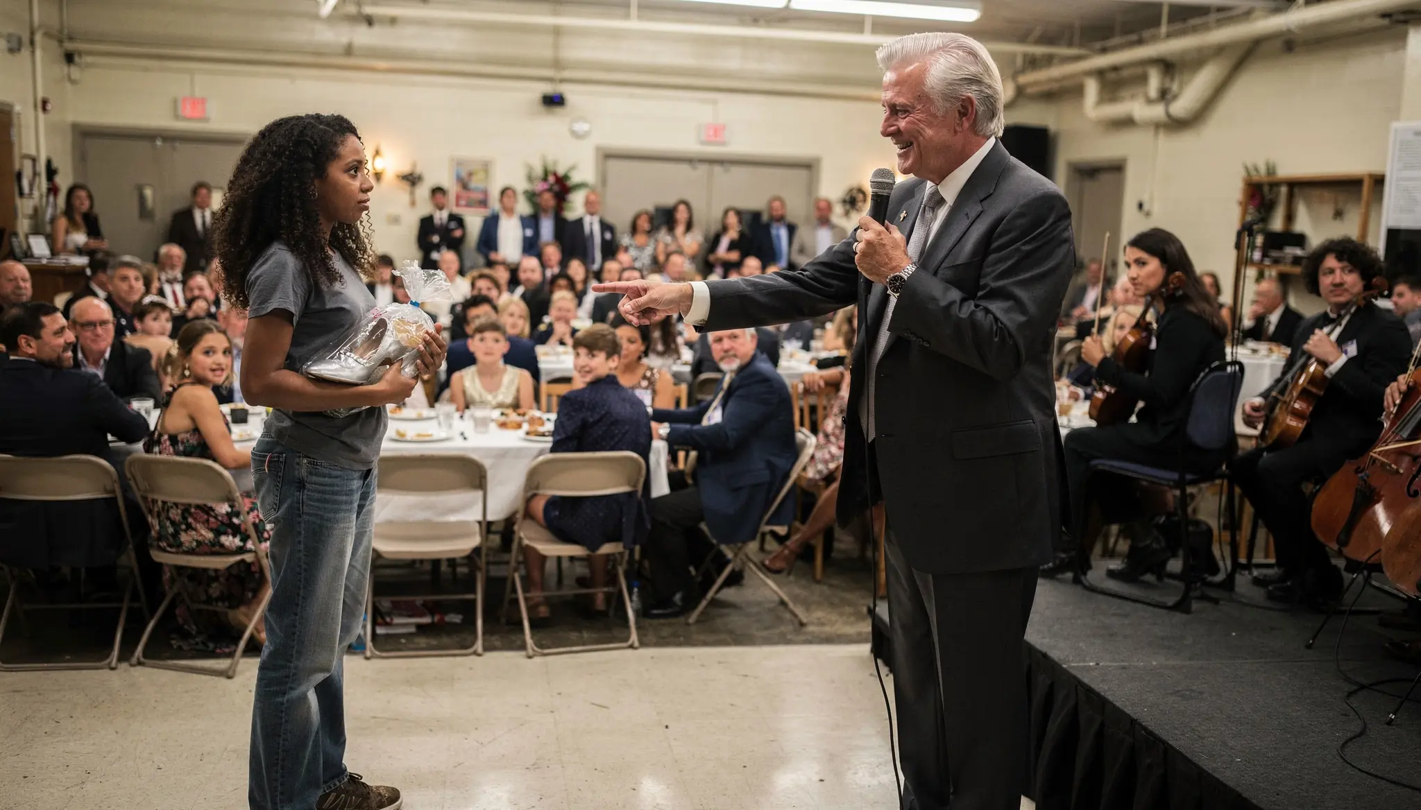 Billionaire Mocked a Black Girl 'Dance This Waltz, I'll Adopt You' — His Smirk Died When She Moved