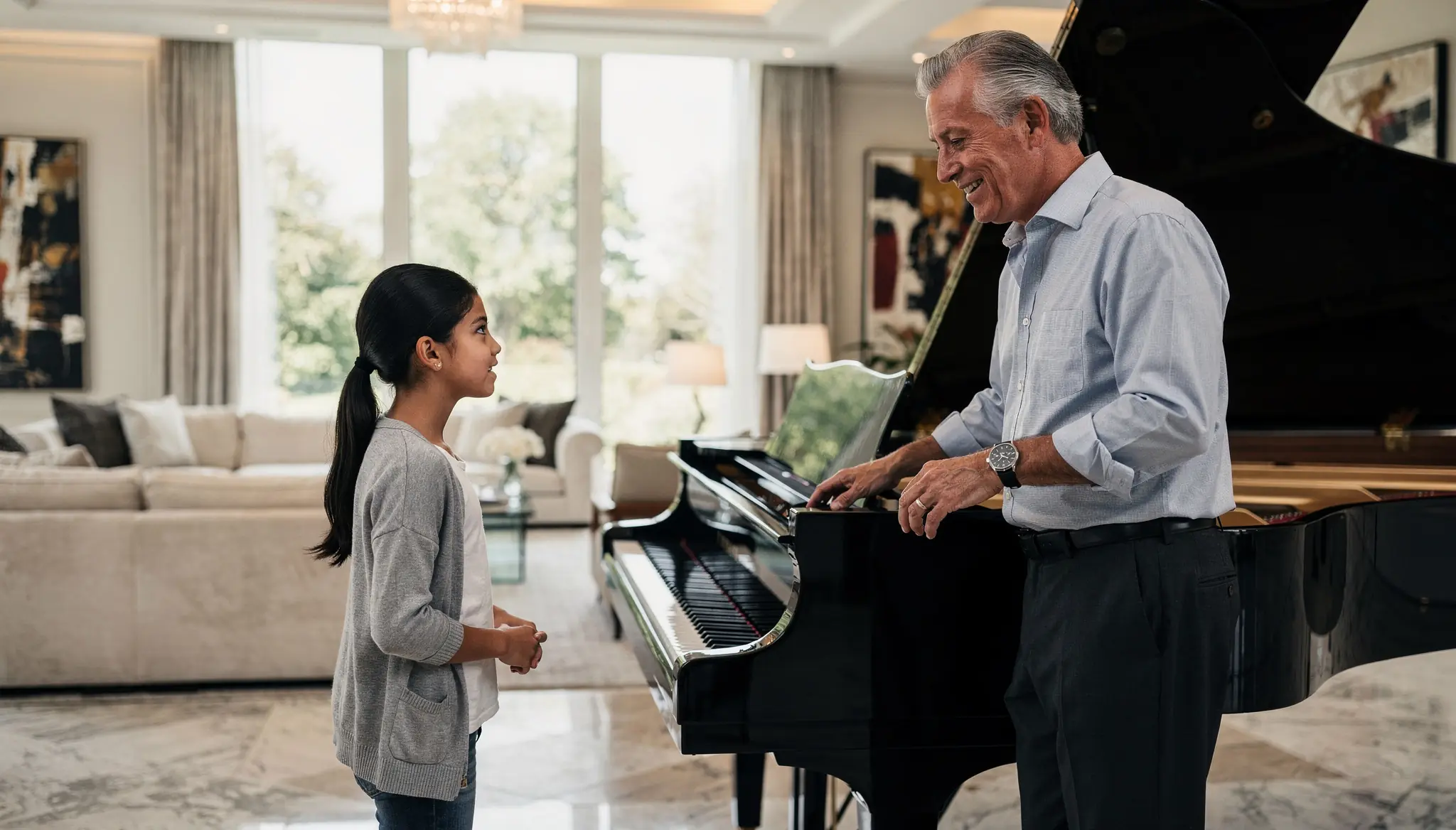 Billionaire Asked His Black Maid's Daughter To Play Piano 'For FUN' But She Was A Gifted Musician