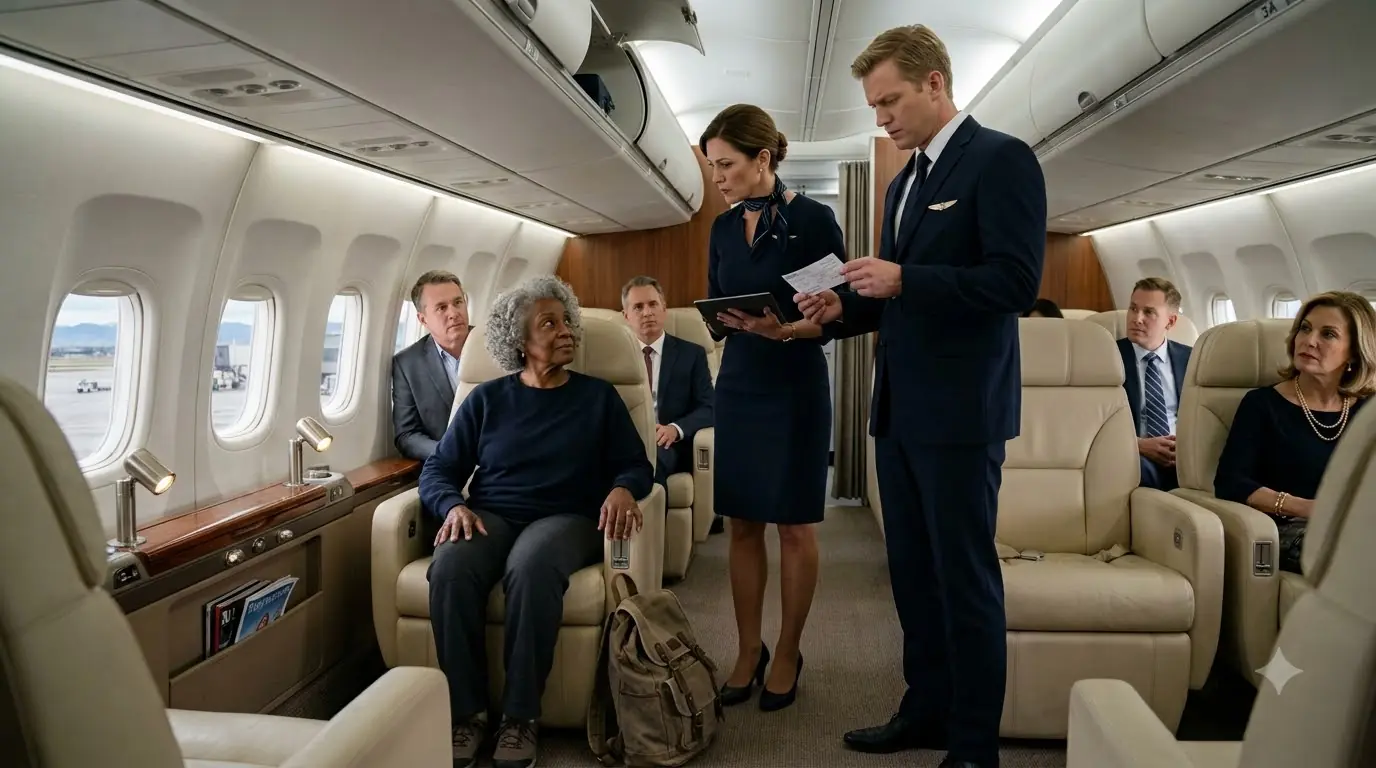 A CEO’s Mom Kicked Out of First Class — She Immediately Fired the Entire Crew