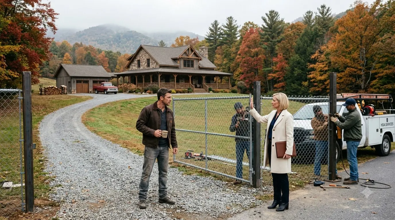 HOA Blocked My Only Road to Town — So I Built a Wooden Bridge Across the Gorge