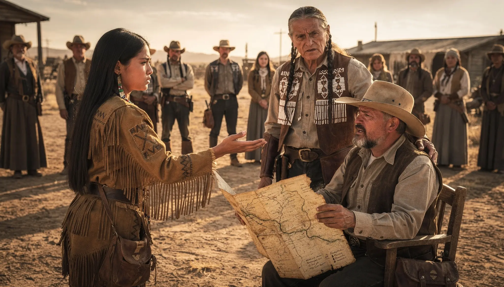A Cowboy Rode Into an Apache Marriage Ceremony Looking for His Horse — Then the Chief’s Daughter Pointed at Him