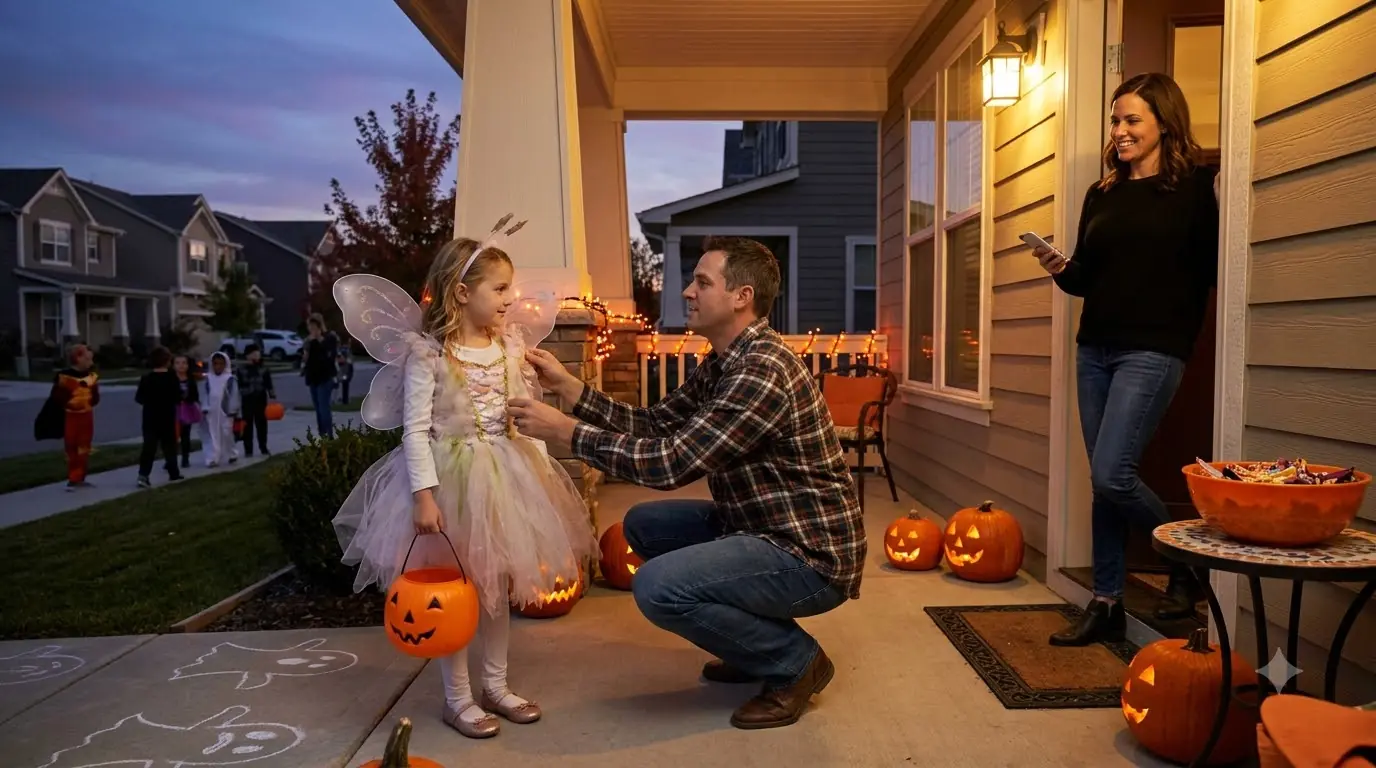 A Little Girl Couldn’t Wait to Show Off Her Halloween Costume — One Detail Made Her Mother Lower the Phone