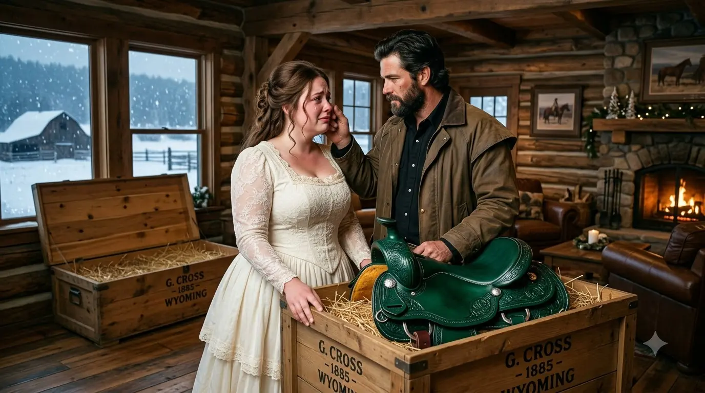She Thought the Wedding Crate Was One More Cruel Joke — Then Her Rancher Husband Opened It