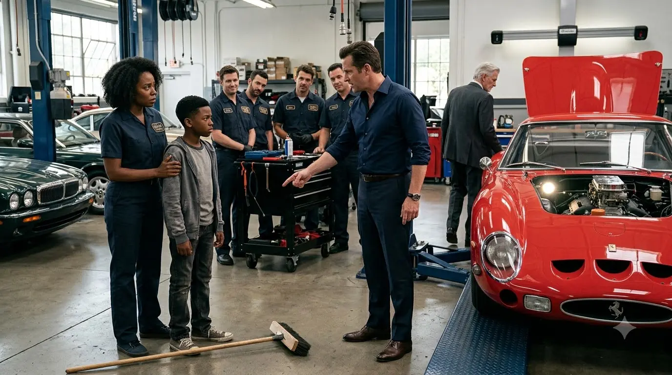 Billionaire Spent Millions on Ferrari Repairs With No Results — Until the Maid’s Son Walked In
