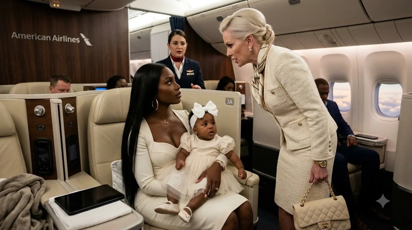 A Wealthy Passenger Spilled Champagne on a Mother and Her Baby — Then One Phone Call Stopped the Flight