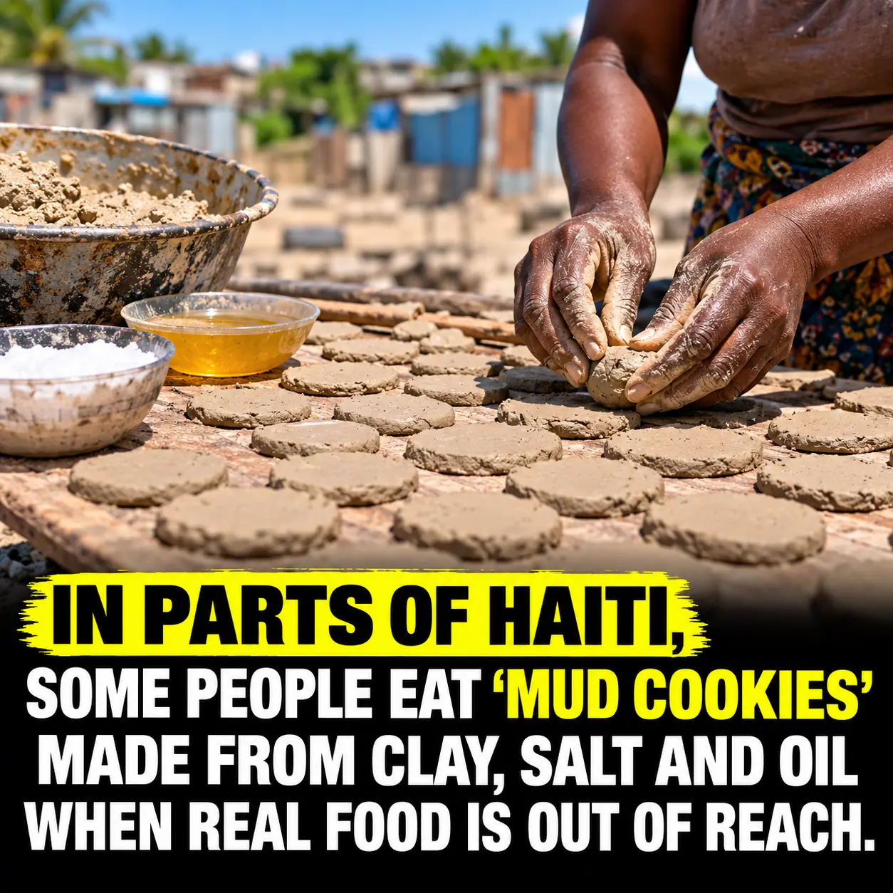 In Haiti’s Poorest Communities, Some Families Turn to “Mud Cookies” When Real Food Is Out of Reach