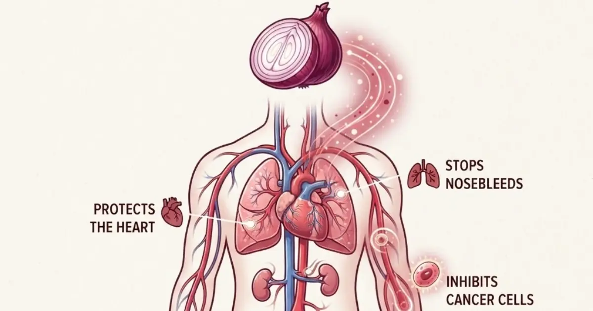 Eat More Red Onions: It Inhibits Cancer Cells, Stops Nosebleeds And Protects The Heart