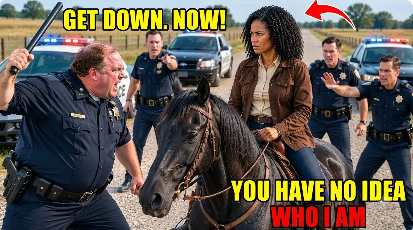 4 Cops Stop a Black Woman Riding a Horse—Then the Radio Issues an Order No One Expected