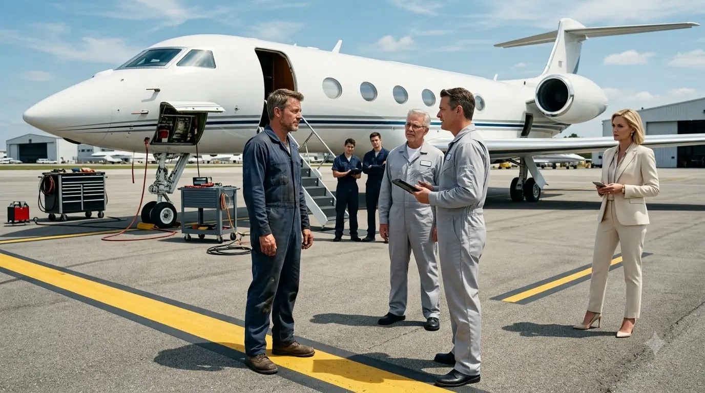 Everyone Laughed When The Struggling Single Dad Stepped Onto The Runway — Until He Fixed a Billionaire’s Jet