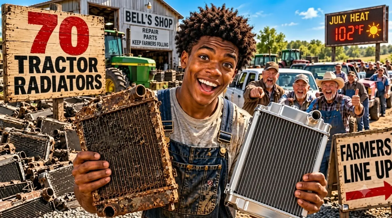 They Dumped 70 Tractor Radiators—Until July Heat Made Farmers Line Up at Bell’s Shop