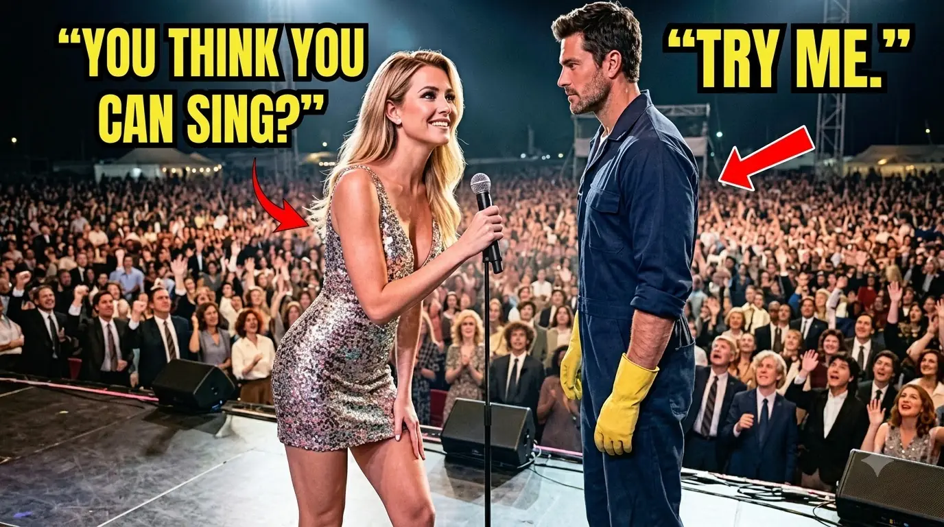 Famous Singer Forced Janitor to Sing Solo to Mock Him — However, He Hit Notes She Never Could