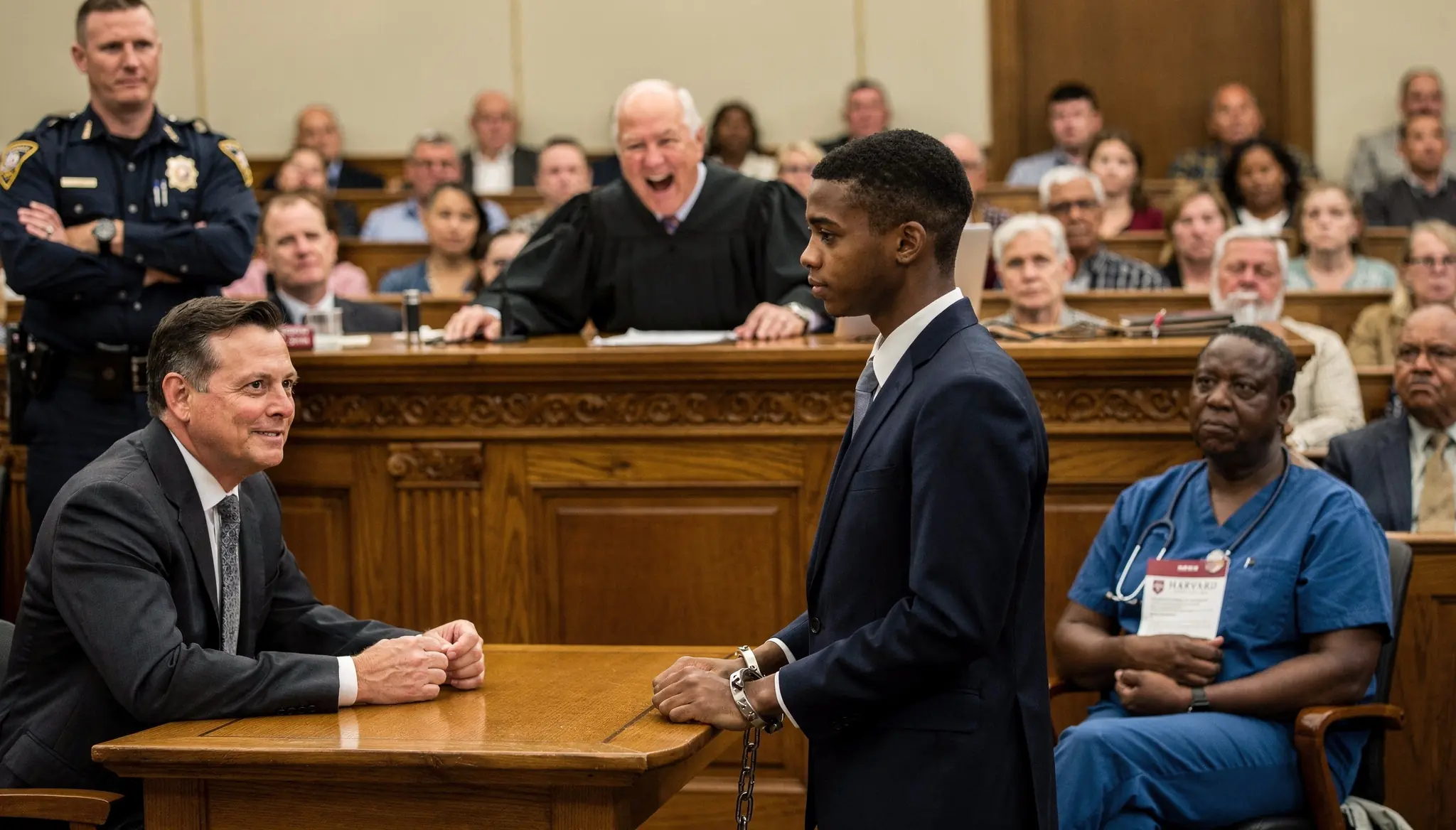 Judge Laughs at Black Teen — Courtroom Freezes When He Starts Speaking Like a Top Attorney