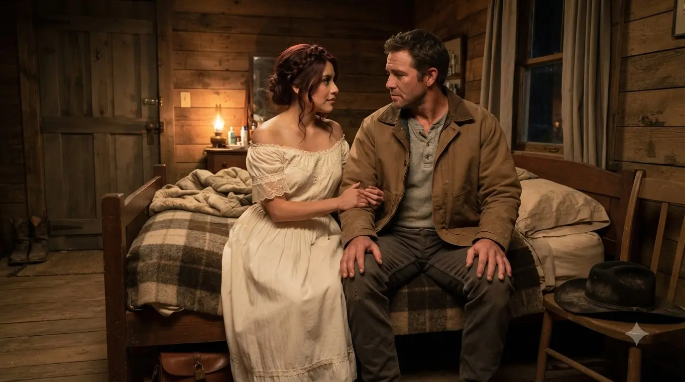 A Rancher Married a Stranger to Save His Land — Then Headlights Swept Across Their Bedroom Wall