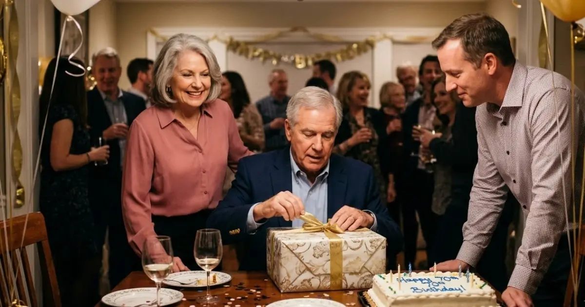The Birthday Gift Wasn’t a Watch — His Wife Stopped the Song Before the Candles Were Lit