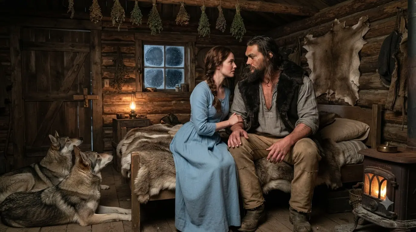 A Mail-Order Bride Dared the Mountain Man to Come Closer — Then Someone Pounded on the Cabin Door