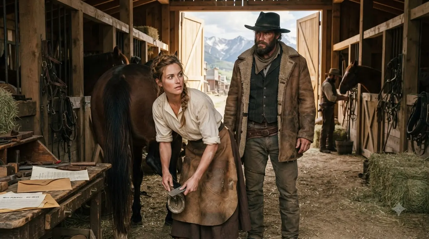 They Shamed the Stable Woman No Man Wanted — Then a Mountain Man Asked Her One Question No One Else Had