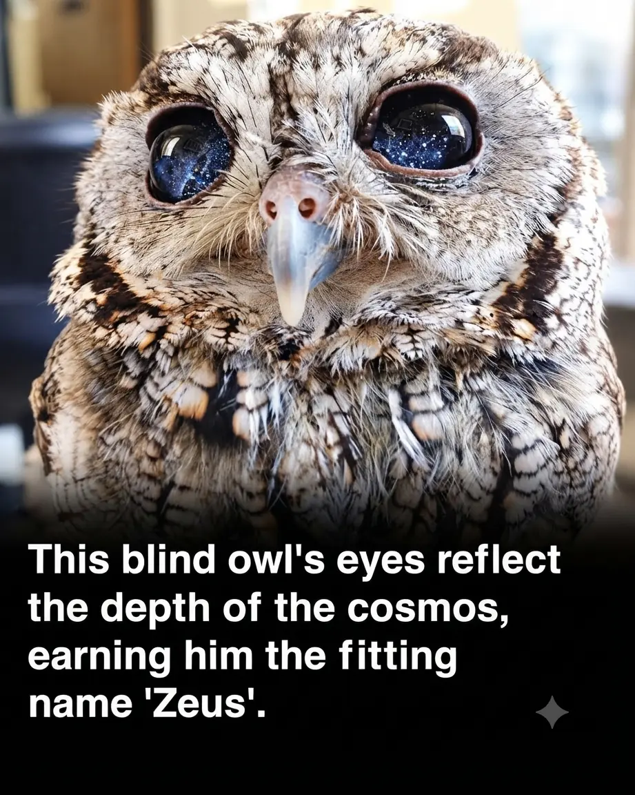 Meet Zeus: The Blind Owl With a Universe in His Eyes