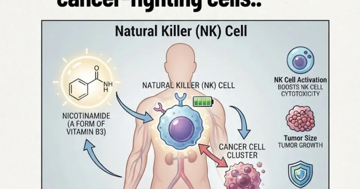 Scientists discover vitamin B3 ‘supercharges’ your body’s natural cancer-fighting cells