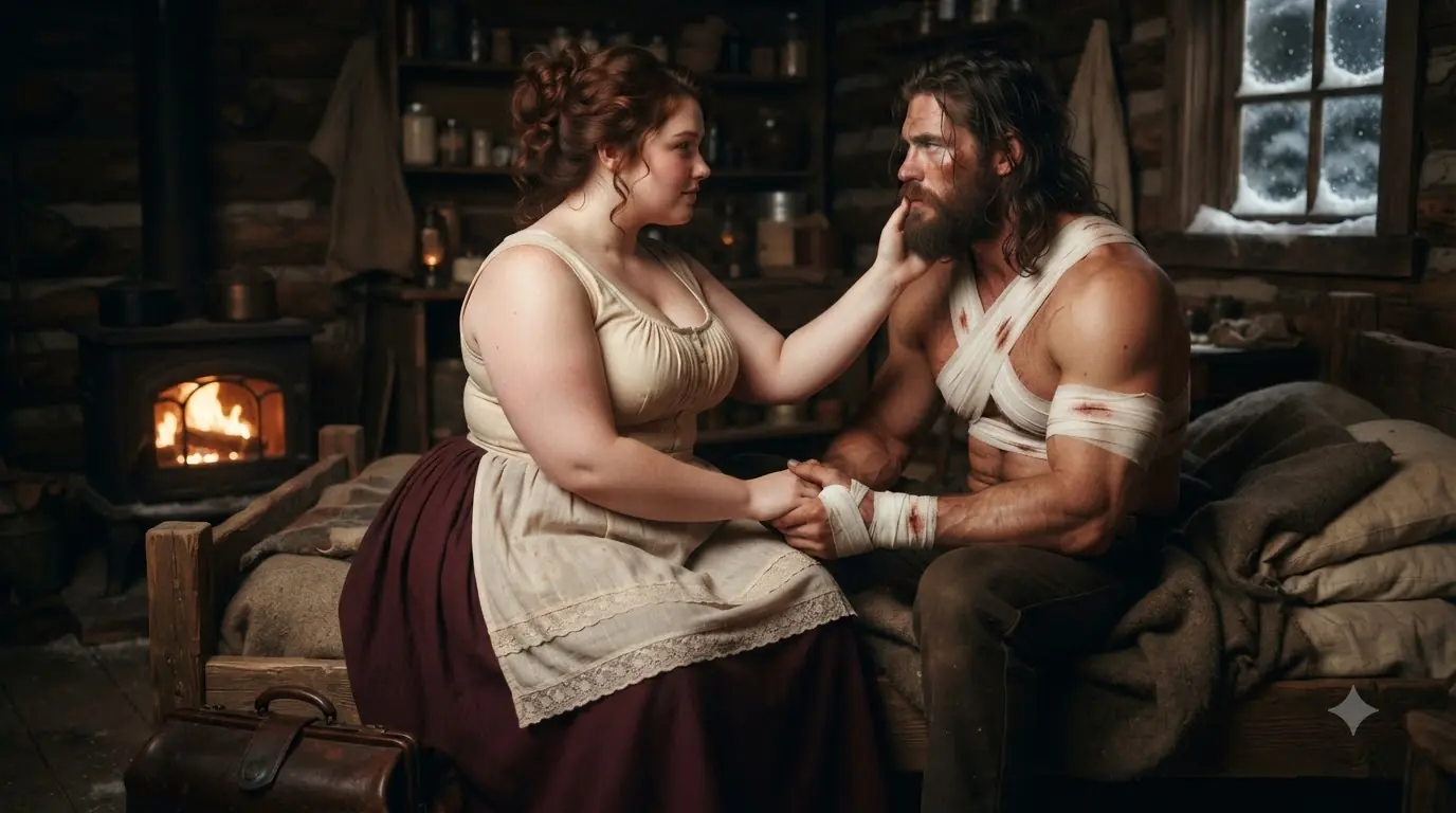 A Plus-Size Nurse Rode Into a Blizzard to Save a Dying Mountain Man — Then He Begged Her Not to Leave at Dawn