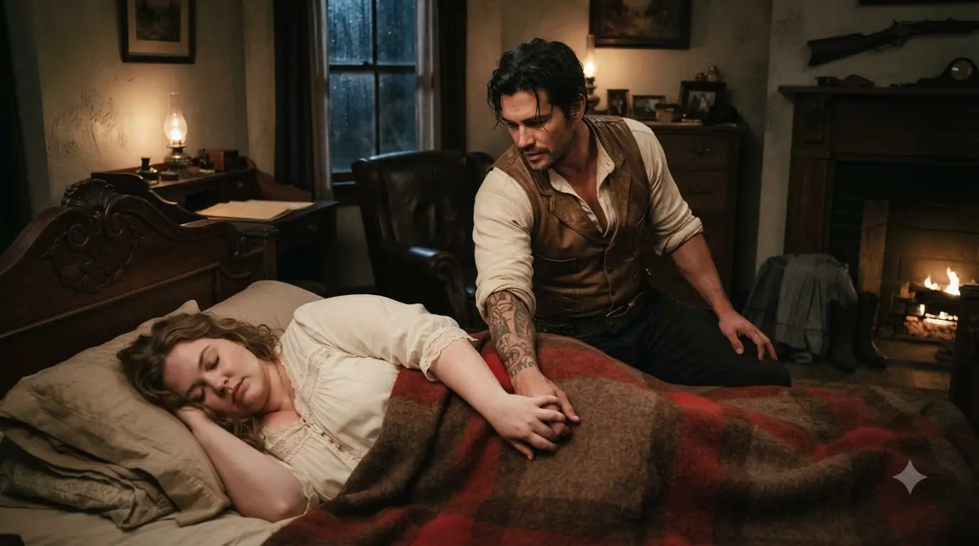 She Fell Asleep in the Rancher’s Forbidden Bedroom — Then the Papers on His Desk Changed the Night
