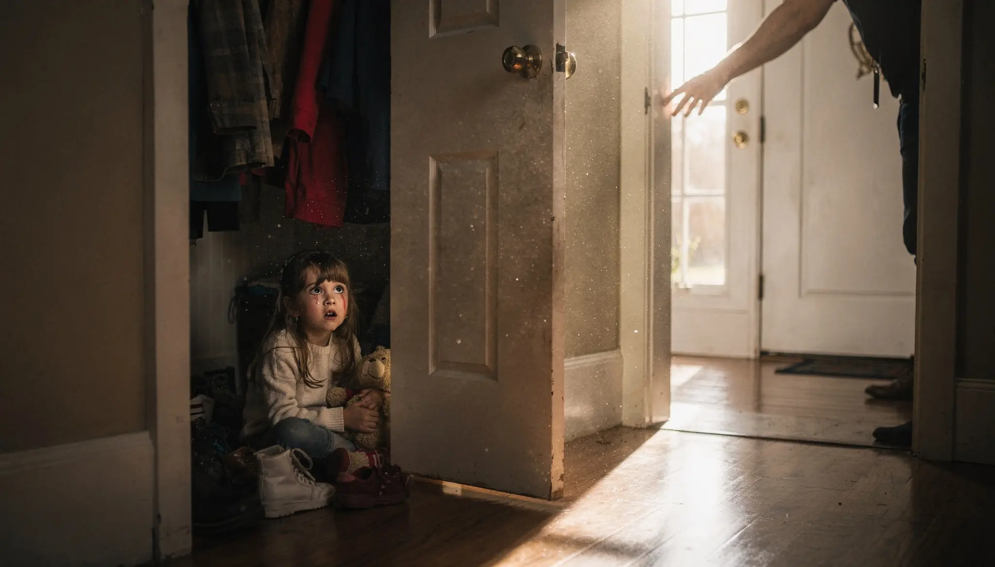 A Little Girl Was Locked in the Hall Closet While Her Father Was Away — Then He Came Home Before the Door Could Close